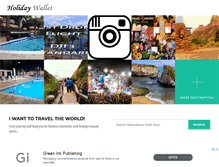 Tablet Screenshot of holidaywallet.com